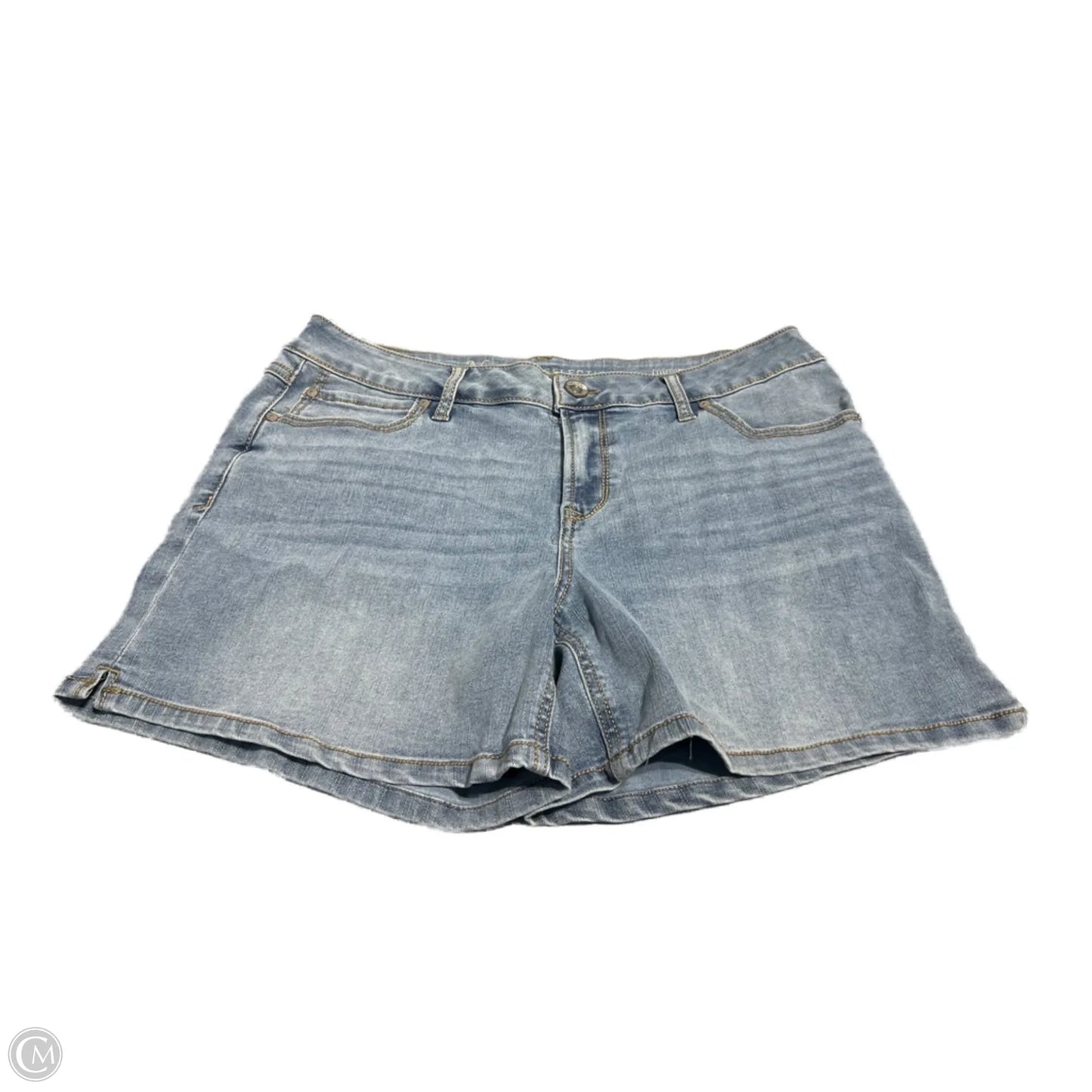 Shorts By Natural Reflections In Blue Denim, Size: 12