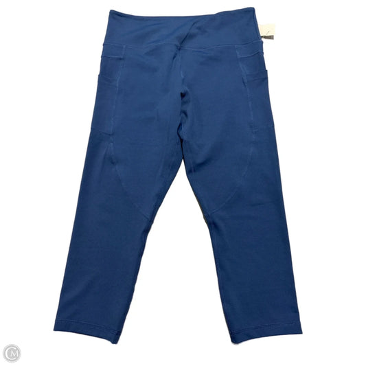 Athletic Capris By Zyia In Blue, Size: Xl