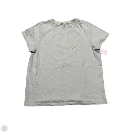 Top Short Sleeve Basic By Madewell In Green, Size: L