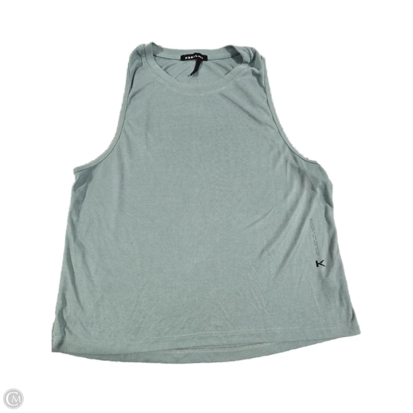 Tank Top By Cme In Green, Size: M