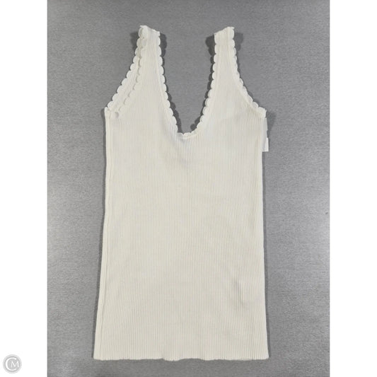 Tank Top By Cme In Cream, Size: M