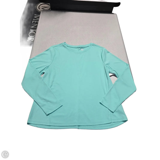 Top 2pc Long Sleeve By Athletic Works In Blue & Green, Size: Xl