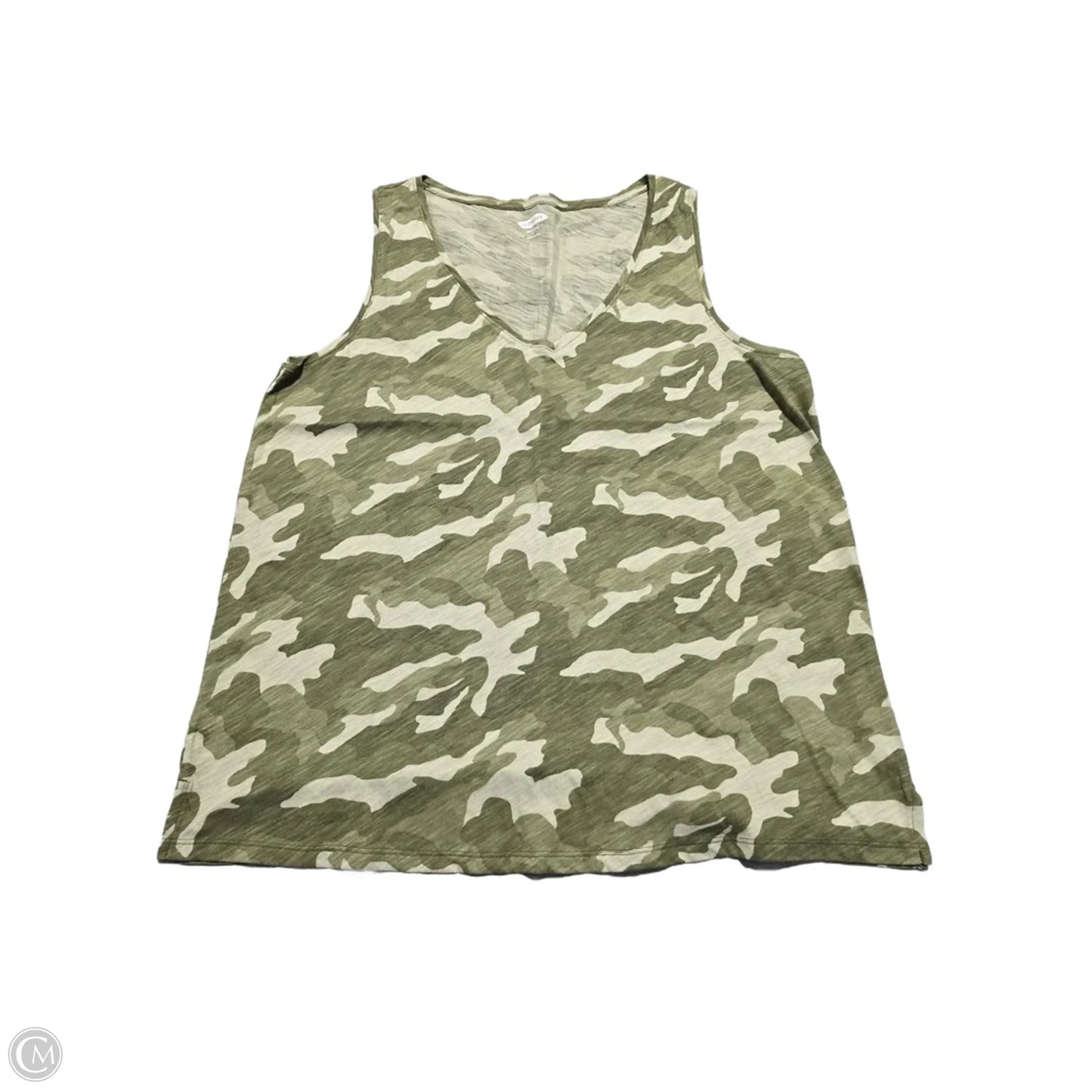 Tank Top By Old Navy In Camouflage Print, Size: L