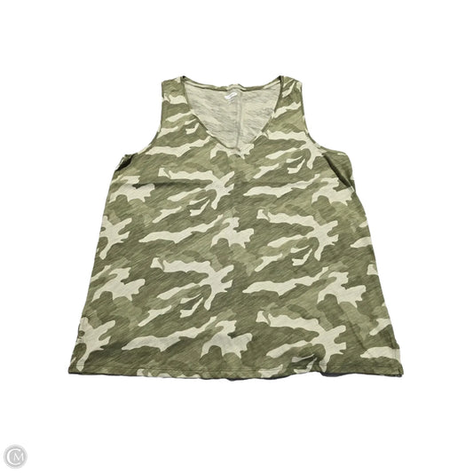 Tank Top By Old Navy In Camouflage Print, Size: L
