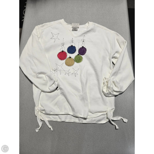 Sweatshirt Crewneck By Cme In White, Size: M