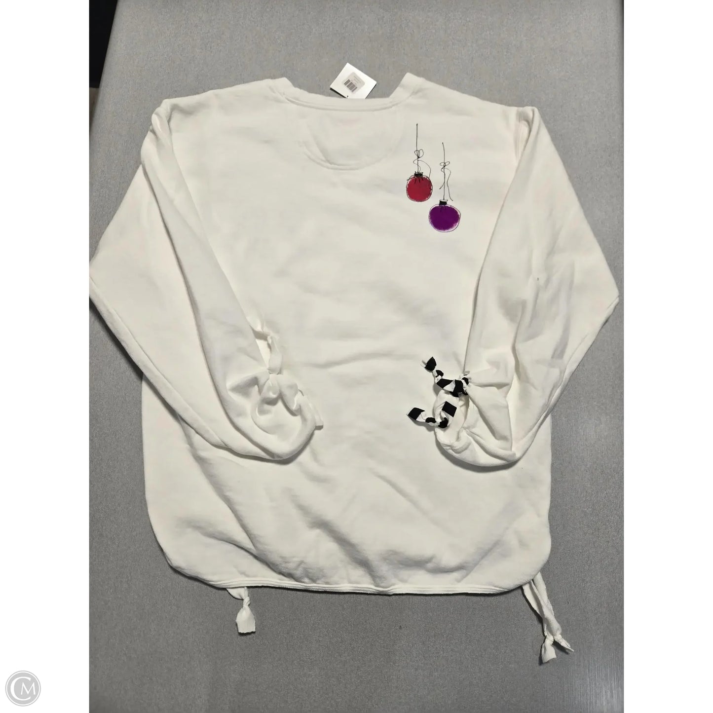 Sweatshirt Crewneck By Cme In White, Size: M