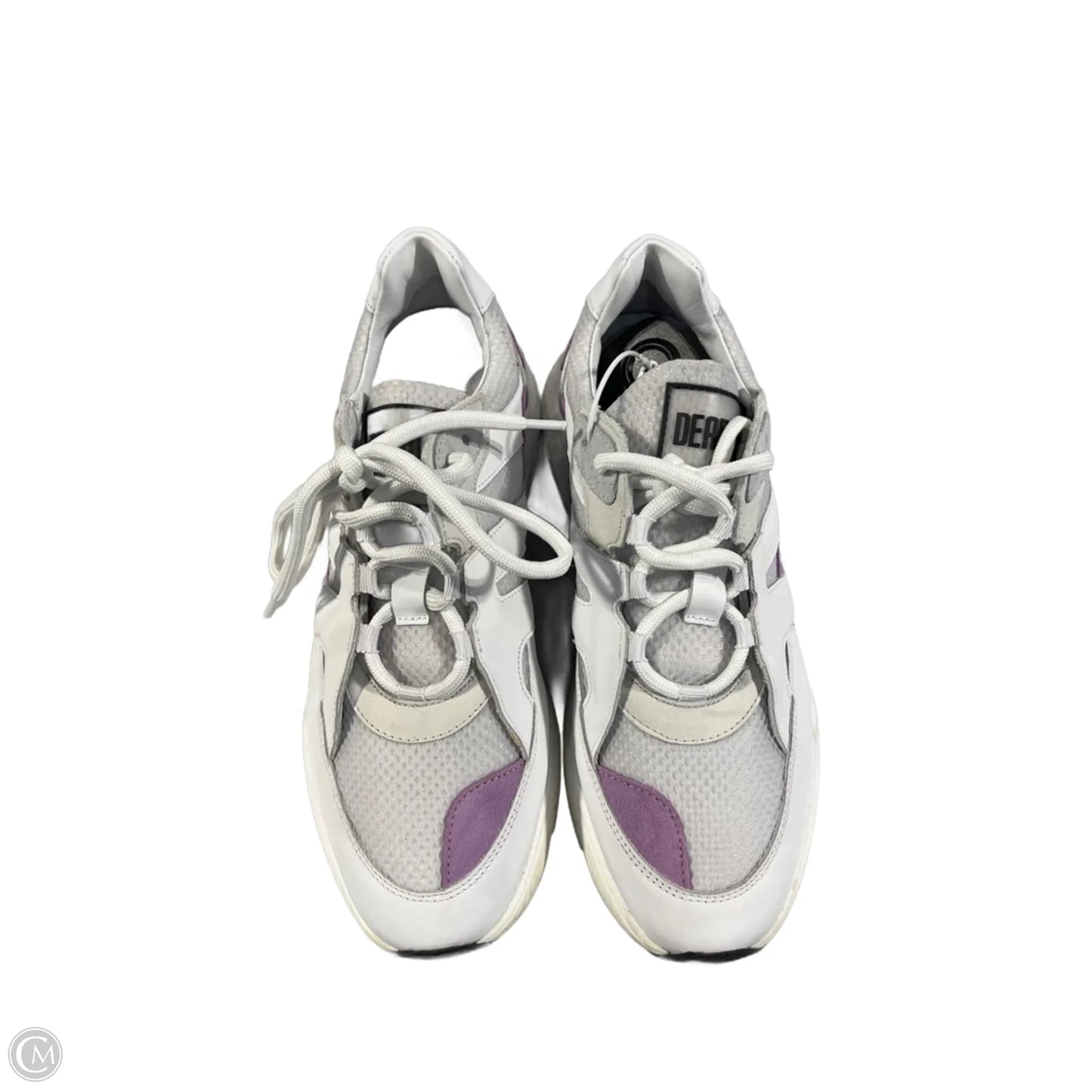 Shoes Sneakers By Cme In Purple & White, Size: 9