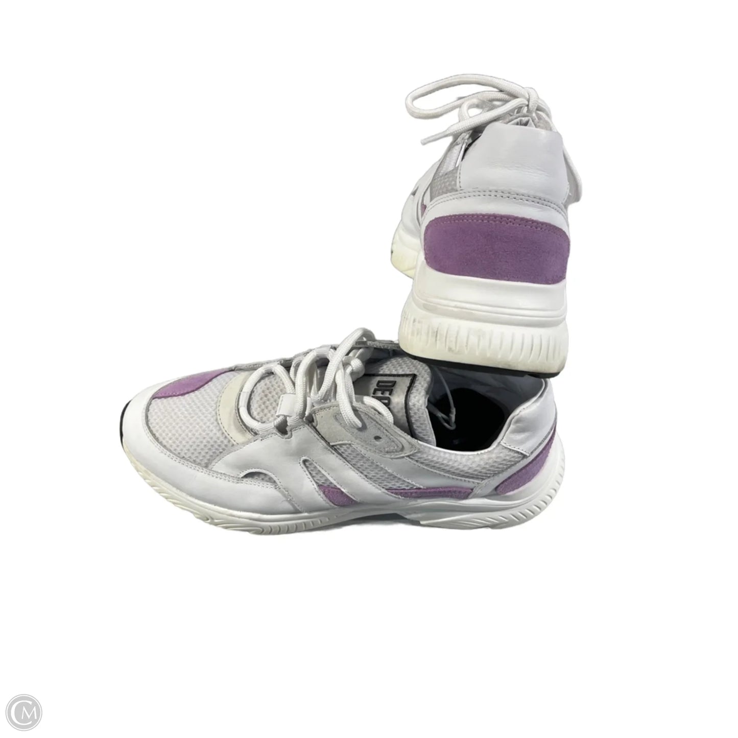 Shoes Sneakers By Cme In Purple & White, Size: 9