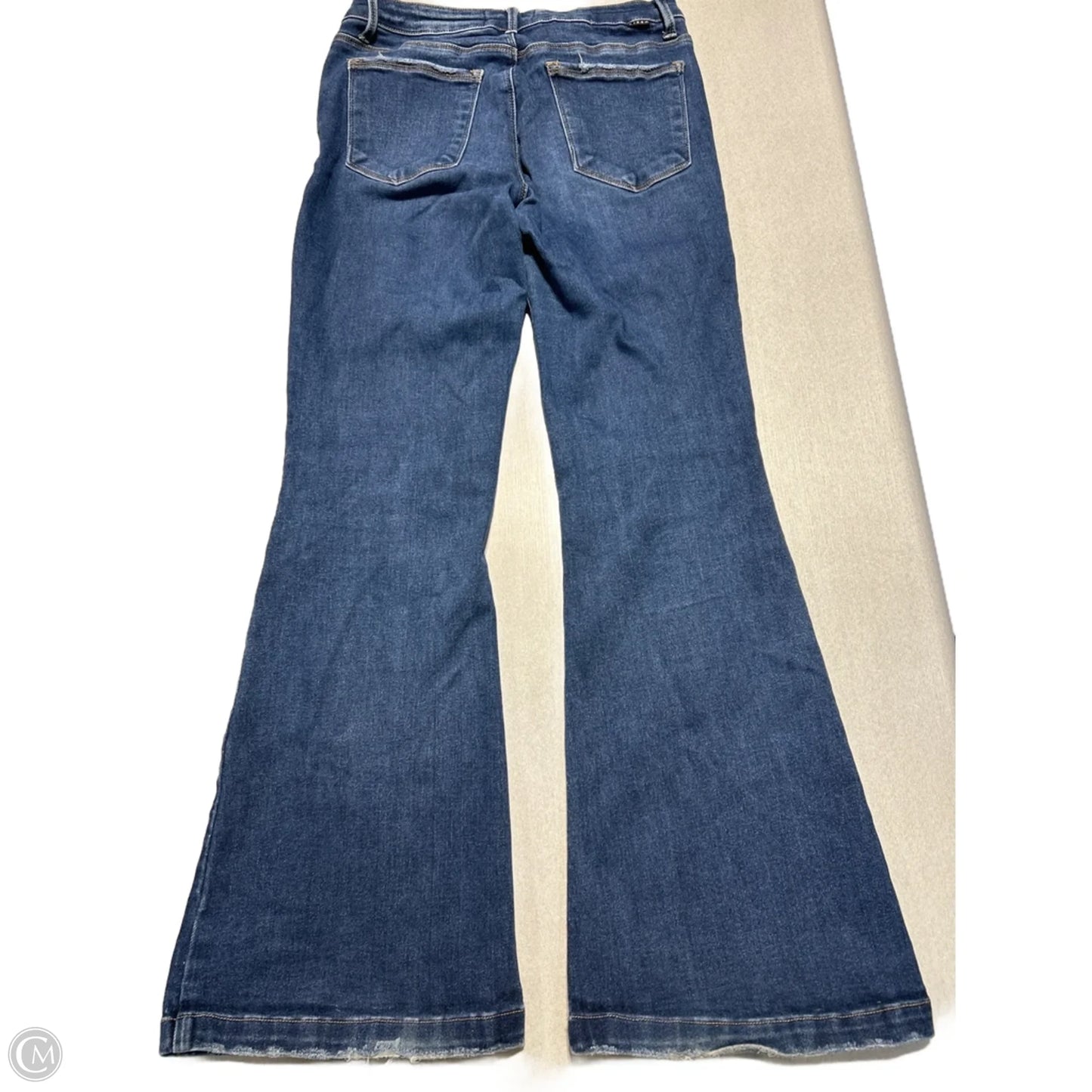 Jeans Flared By Risen In Blue Denim, Size: 14