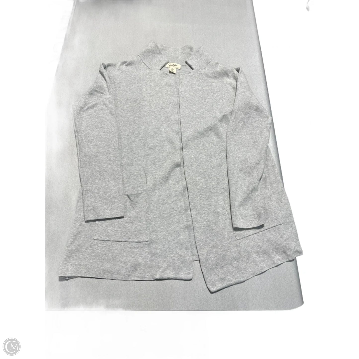 Sweater Cardigan By Jessica Simpson In Grey, Size: M