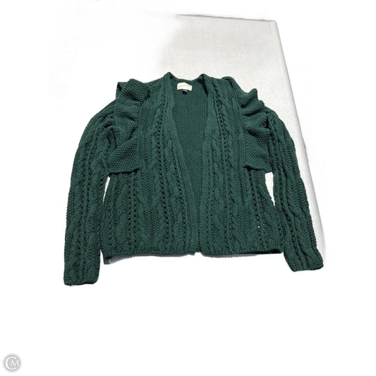 Sweater Cardigan By Universal Thread In Green, Size: S