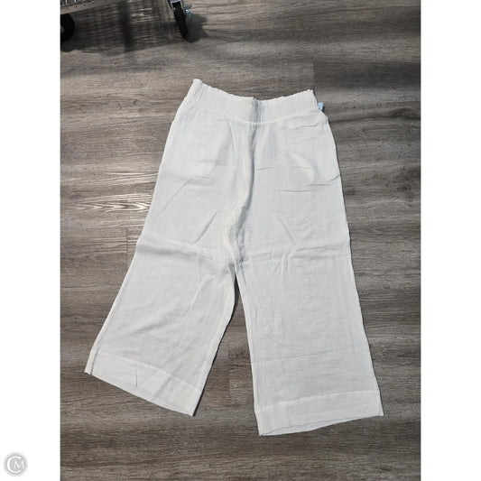 Pants Linen By Three Dots In White, Size: Xl
