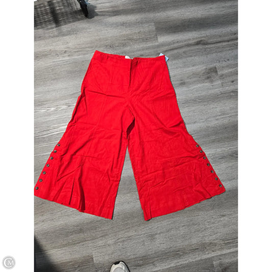 Capris By Anthropologie In Red, Size: 18
