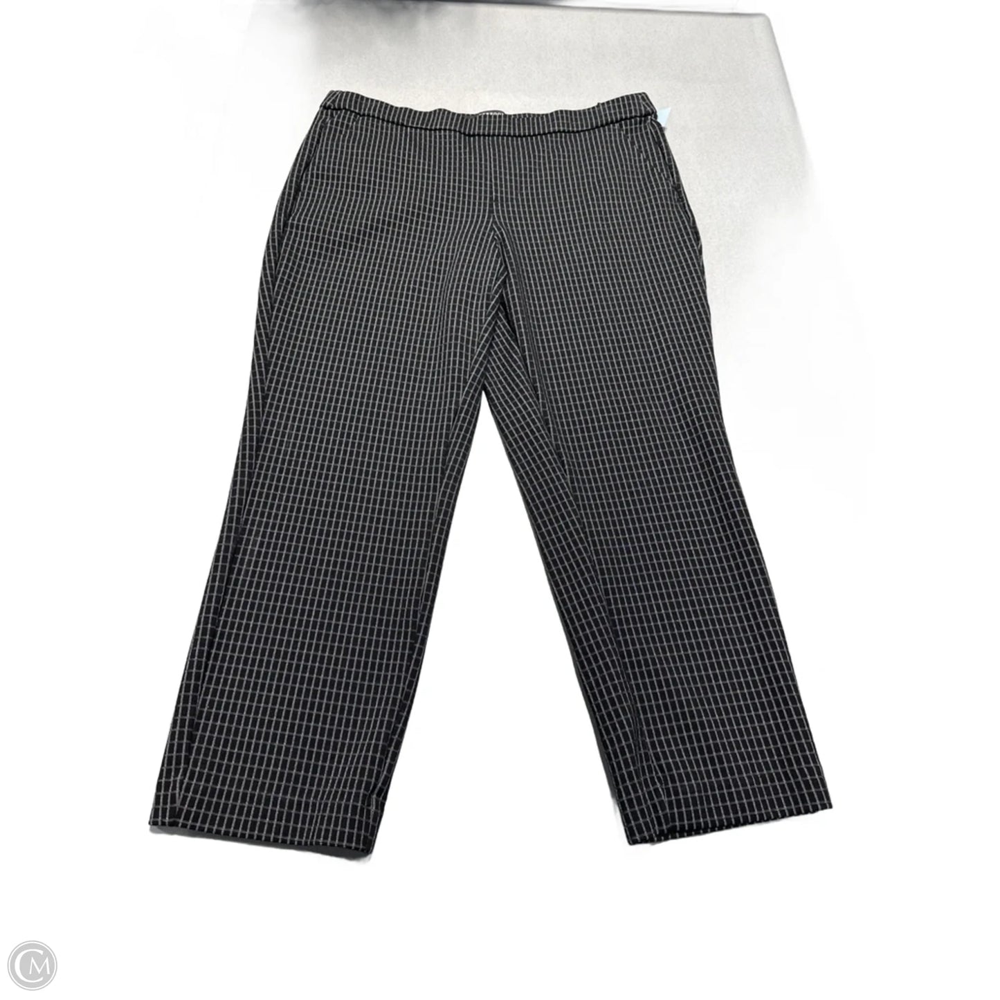 Pants Cropped By Liverpool In Plaid Pattern, Size: 12