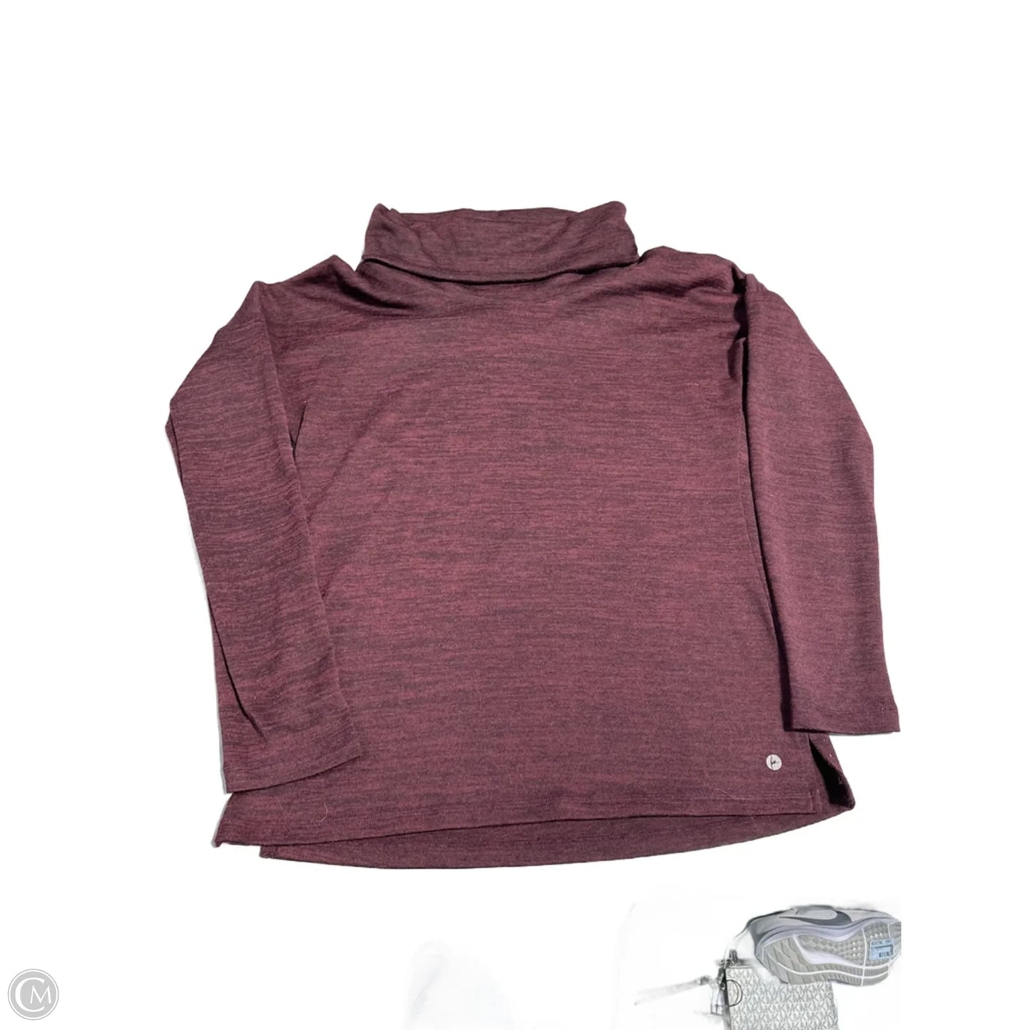 Sweater By 90 Degrees By Reflex In Maroon, Size: L