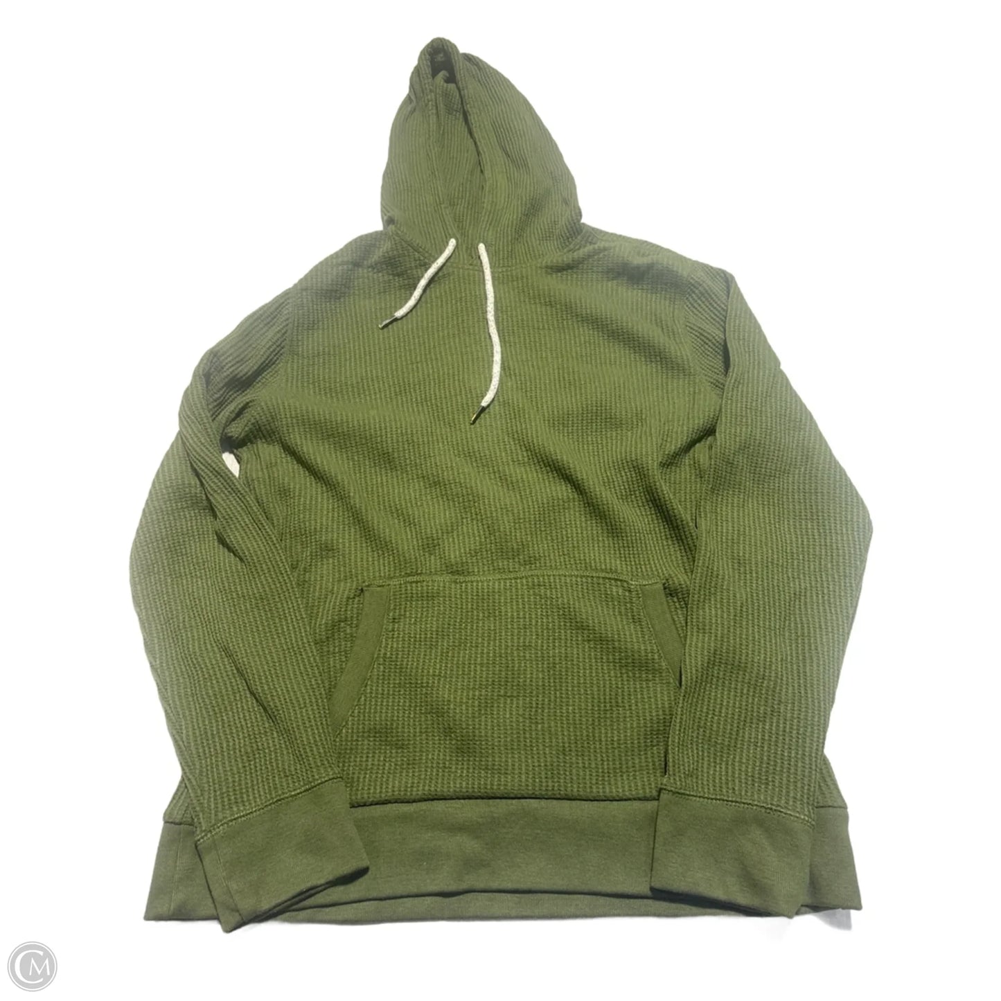 Sweatshirt Hoodie By Express In Green, Size: L