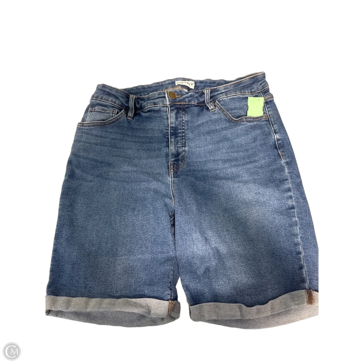 Shorts By Ava & Viv In Blue Denim, Size: 14