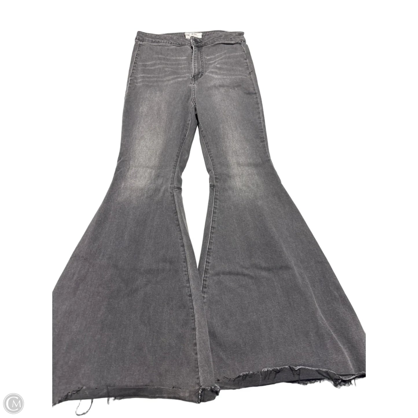 Jeans Flared By Free People In Black, Size: 10