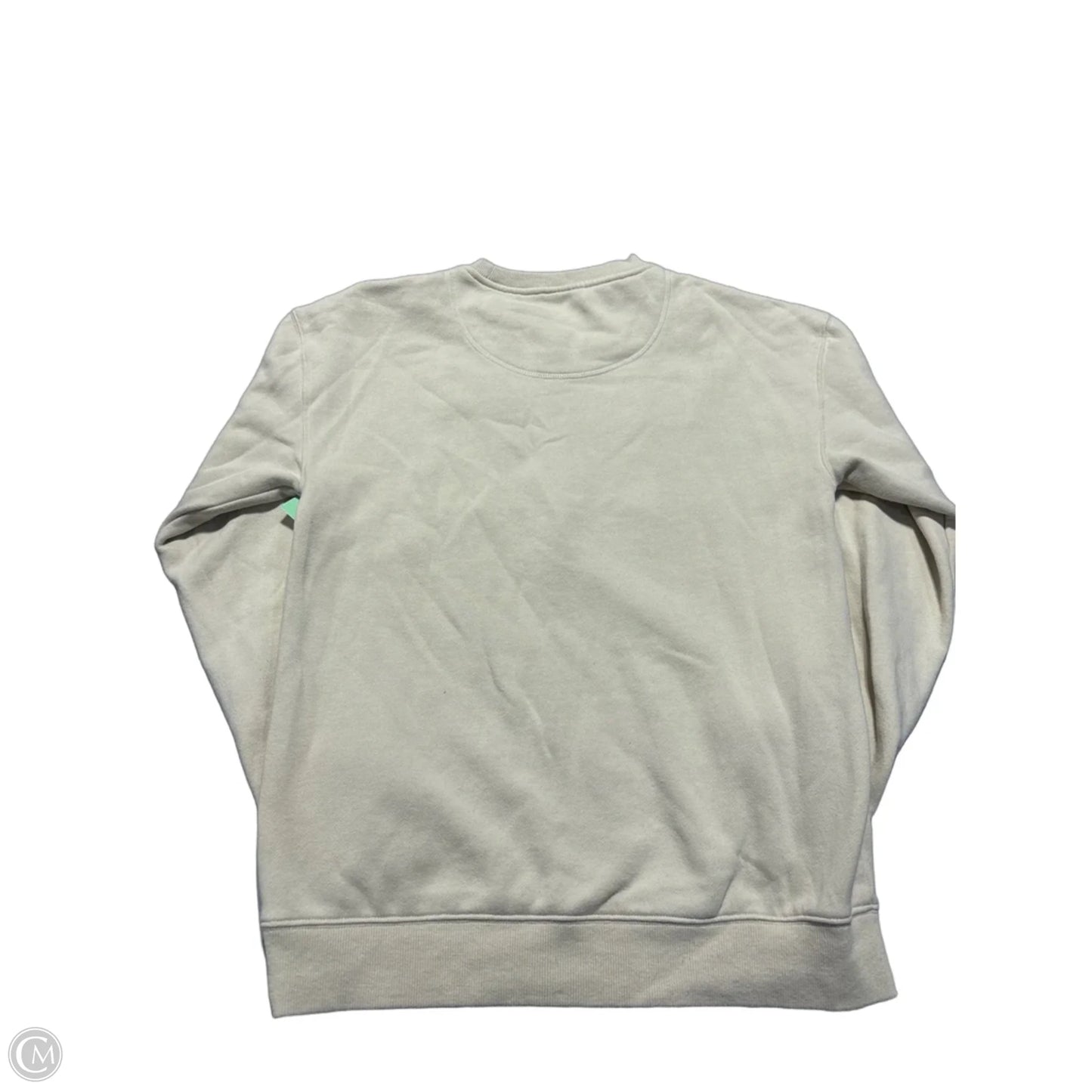 Sweatshirt Crewneck By Cmc In Beige, Size: S