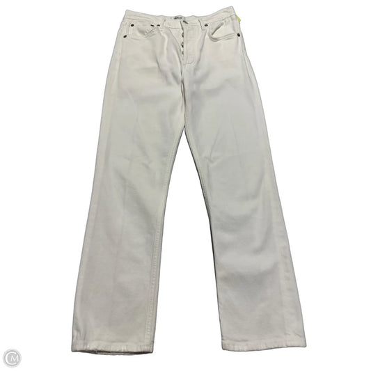 Jeans Cropped By Agolde In White, Size: 2