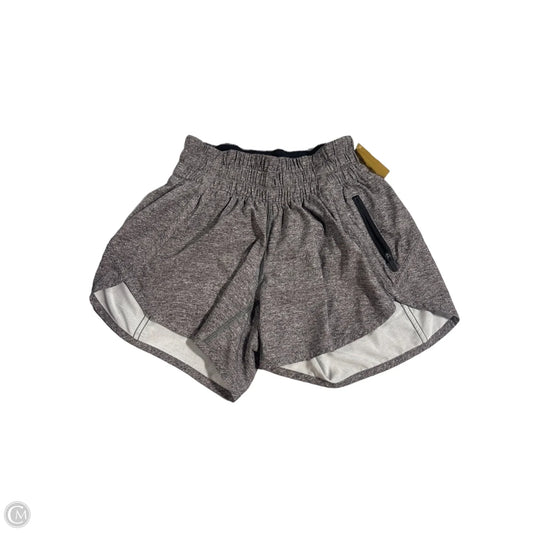 Athletic Shorts By Lululemon In Grey, Size: 2