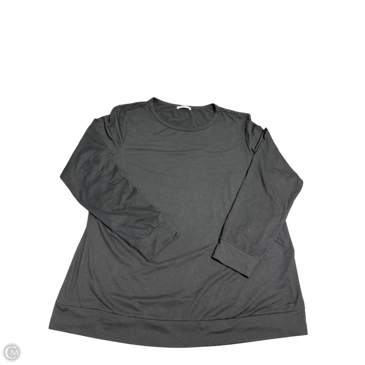 Top Long Sleeve By Ekouaer In Black, Size: Xl