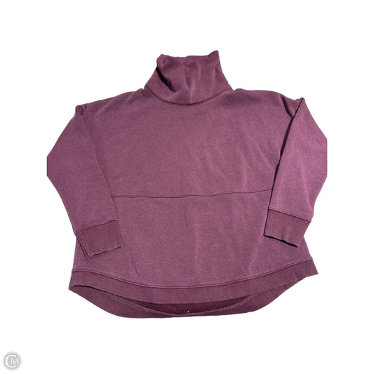 Sweatshirt Crewneck By Athleta In Purple, Size: M