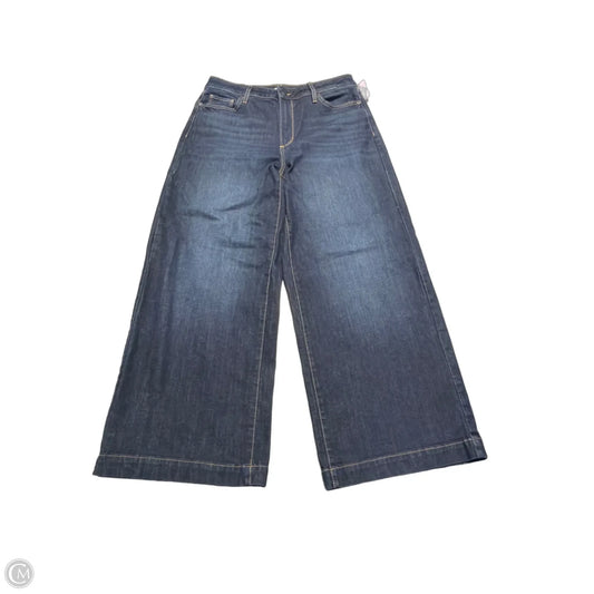Jeans Wide Leg By Sonoma In Blue Denim, Size: 14