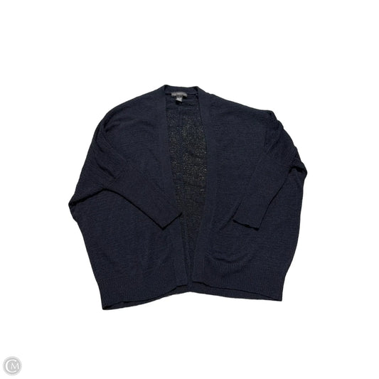 Cardigan By Joan Vass In Navy, Size: L