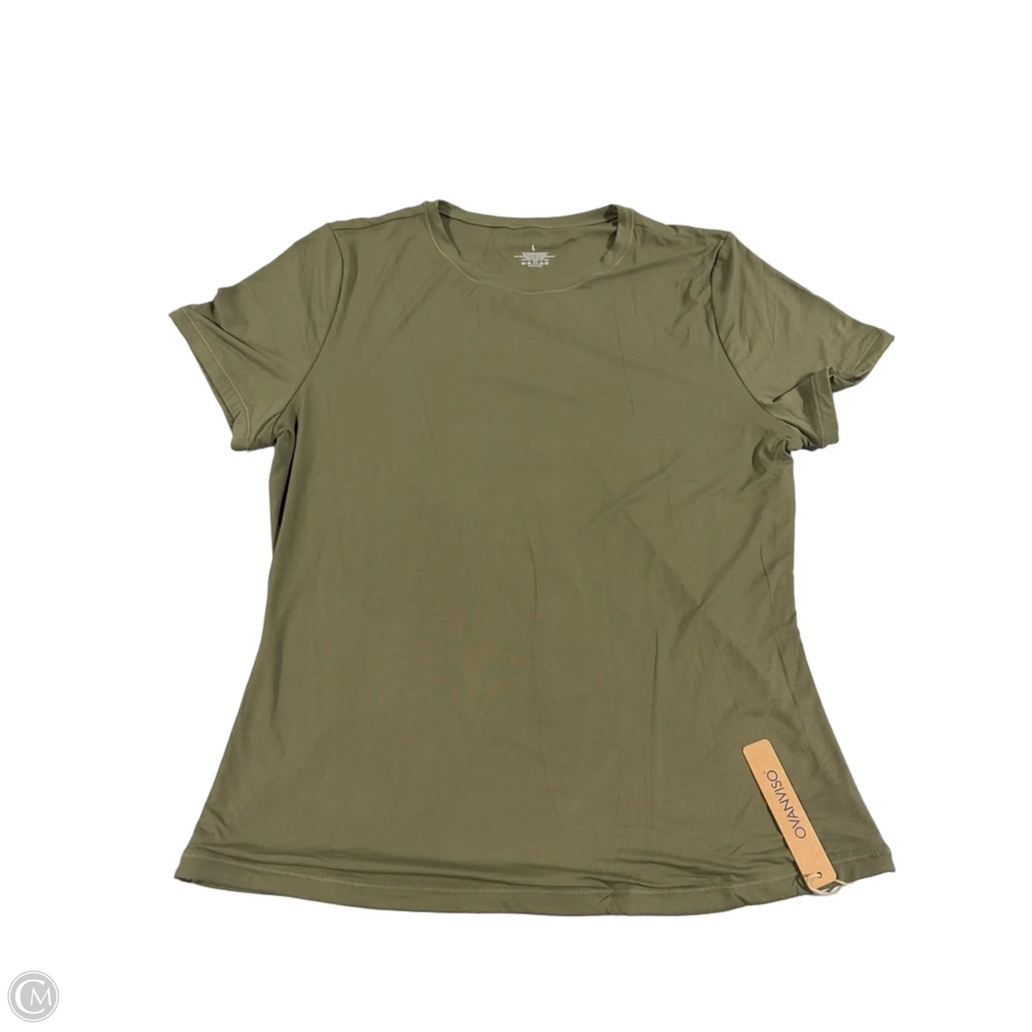 Top Short Sleeve Basic By Cme In Green, Size: L