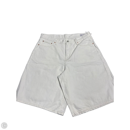 Shorts By Gap In White Denim, Size: 16l