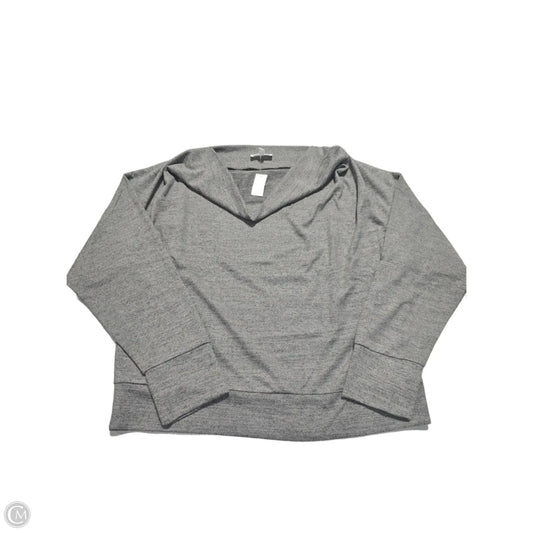 Top Long Sleeve By Haven In Grey, Size: L