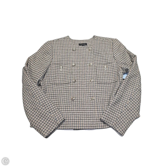 Sweater By Ann Taylor In Black & Cream, Size: 14