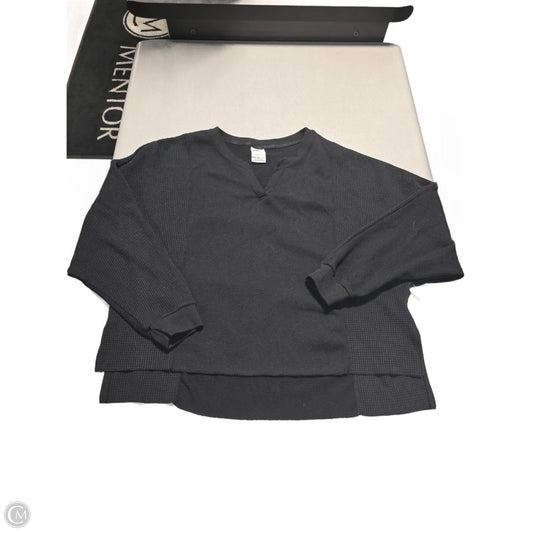 Top Long Sleeve By Nike Apparel In Black, Size: Xl
