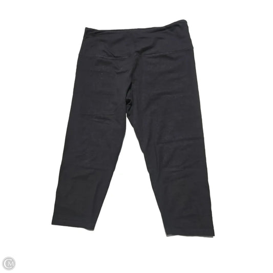 Athletic Capris By Intro In Black, Size: L