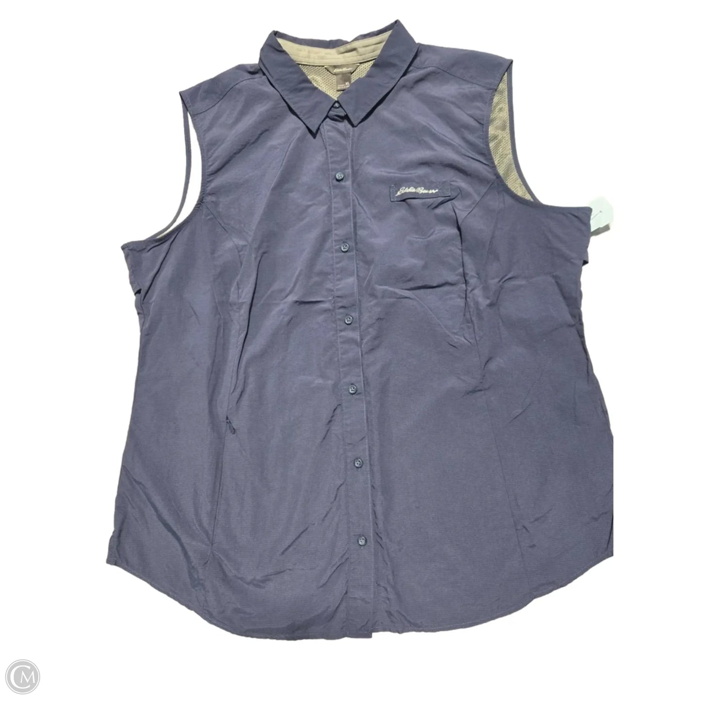 Vest Other By Eddie Bauer In Blue, Size: Xl