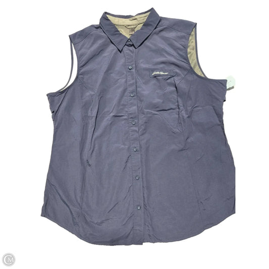 Vest Other By Eddie Bauer In Blue, Size: Xl