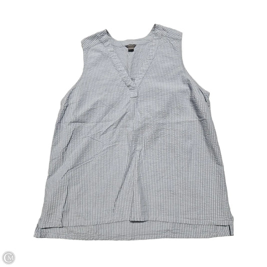 Top Sleeveless By Eddie Bauer In Blue, Size: L