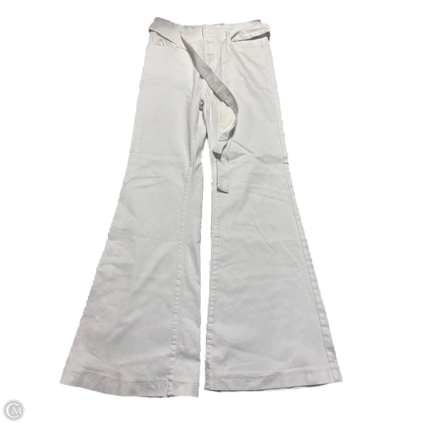 Jeans Wide Leg By Jealous Tomato In White, Size: L