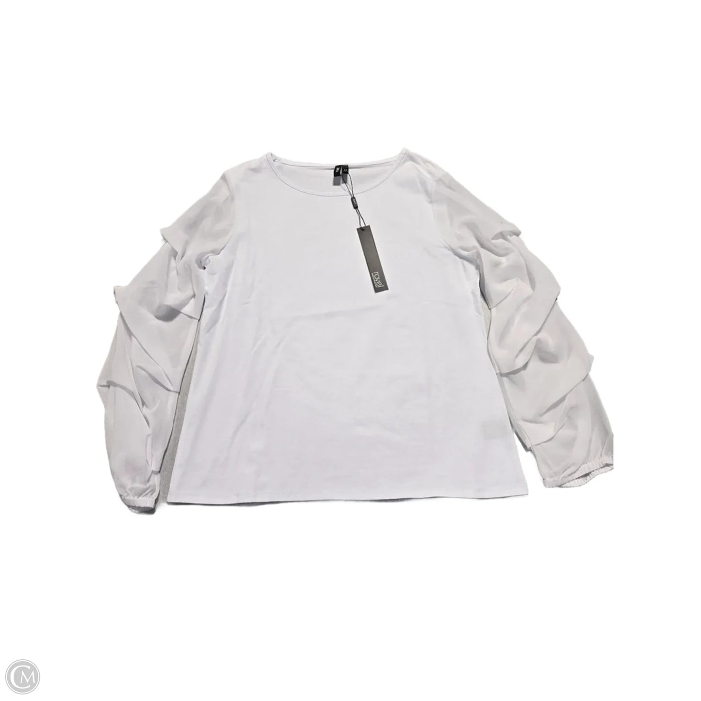 Top Long Sleeve By Cmc In White, Size: Sp