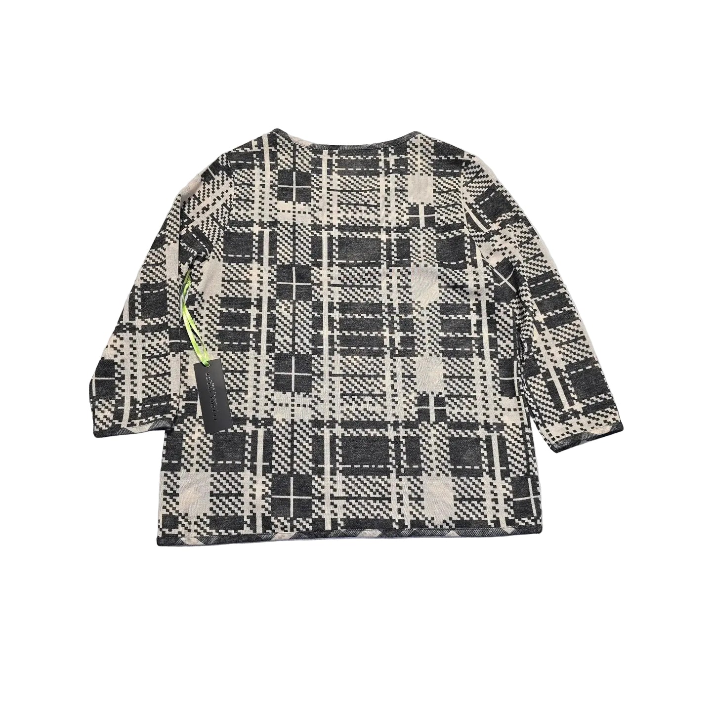 Top Long Sleeve By Cmc In Black & Tan, Size: S