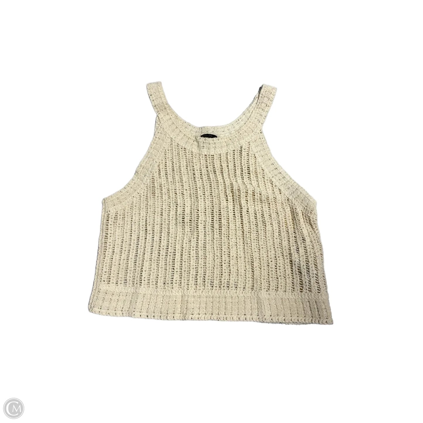Tank Top By Massimo Dutti In Tan, Size: Xs