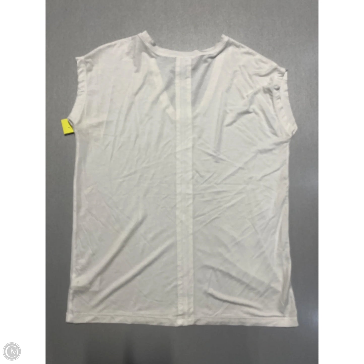 Top Short Sleeve Basic By Express In White, Size: S