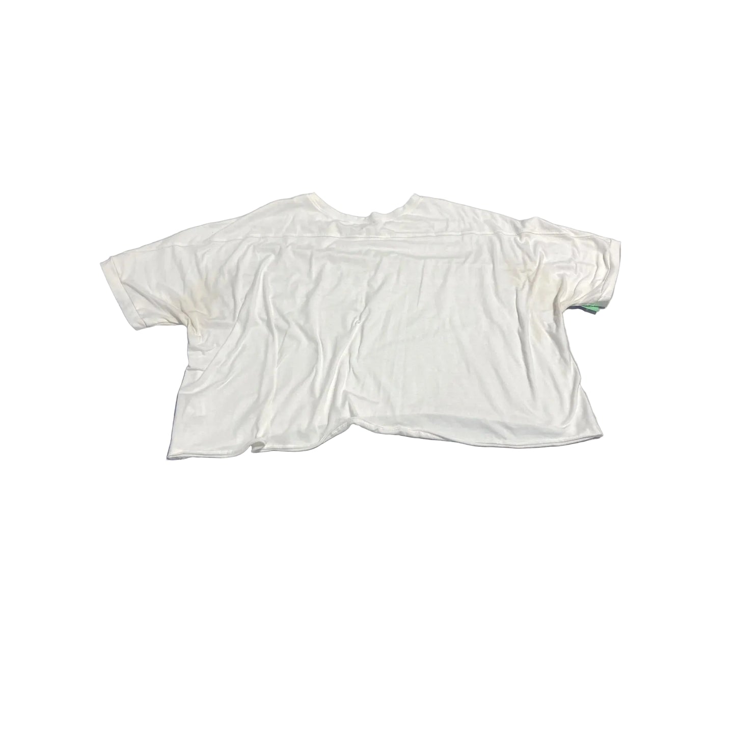 Top Short Sleeve Basic By Cmc In White, Size: M