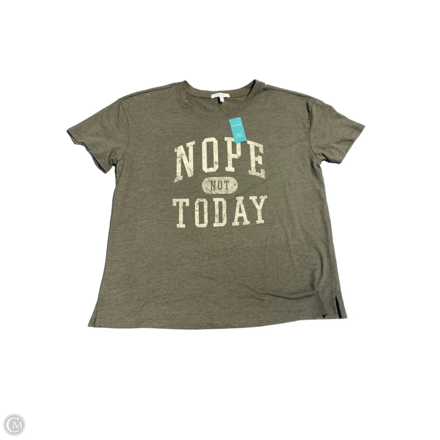 Top Short Sleeve By Maurices In Green, Size: S
