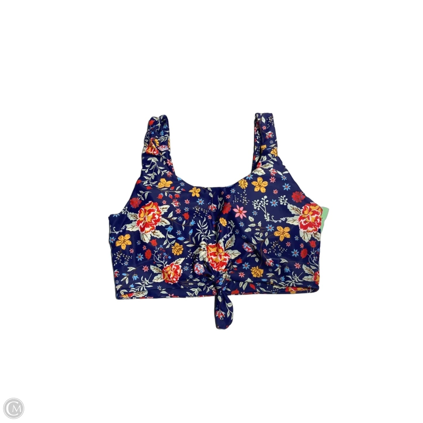 Swimsuit Top By Zaful In Floral Print, Size: L