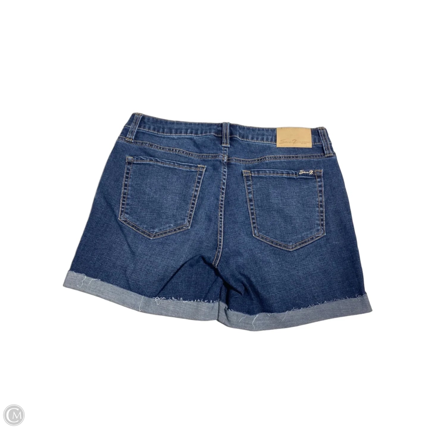 Shorts By Seven 7 In Blue Denim, Size: 8