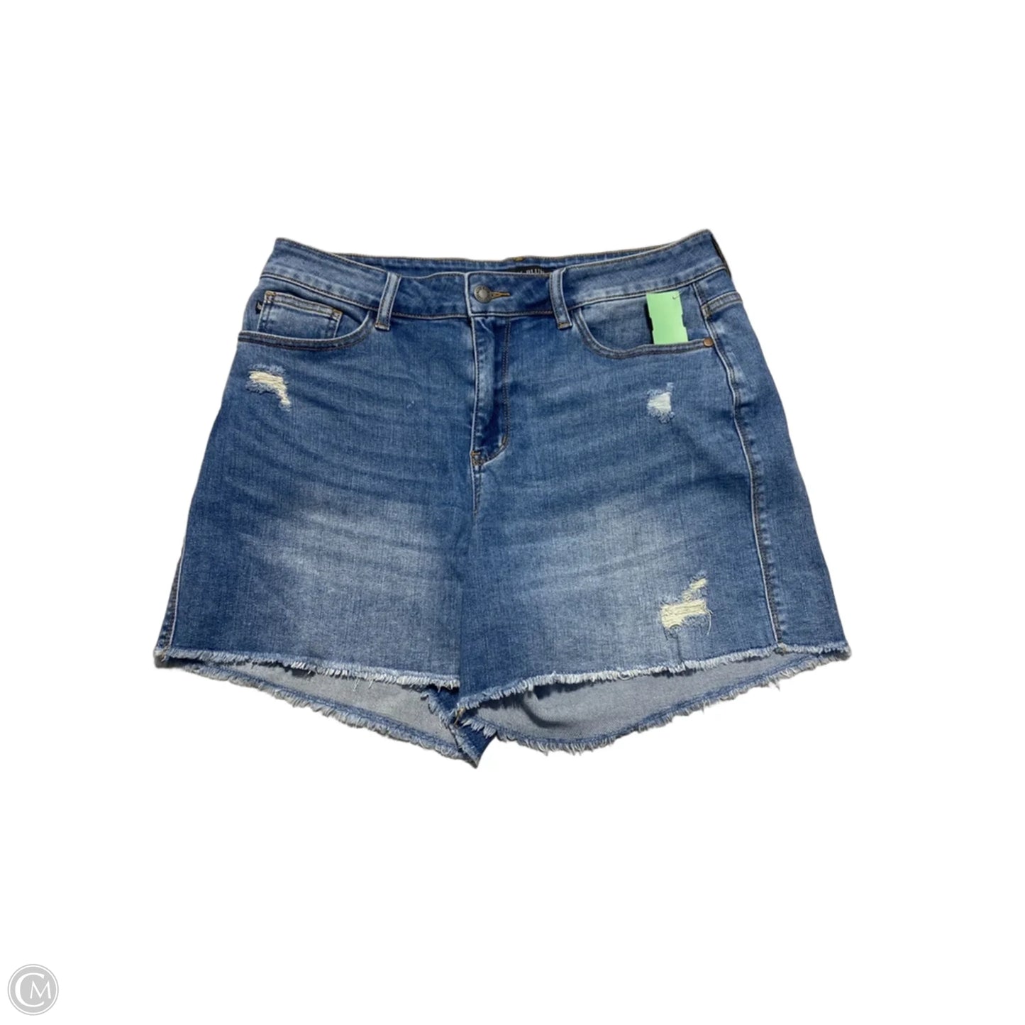 Shorts By Judy Blue In Blue Denim, Size: 18