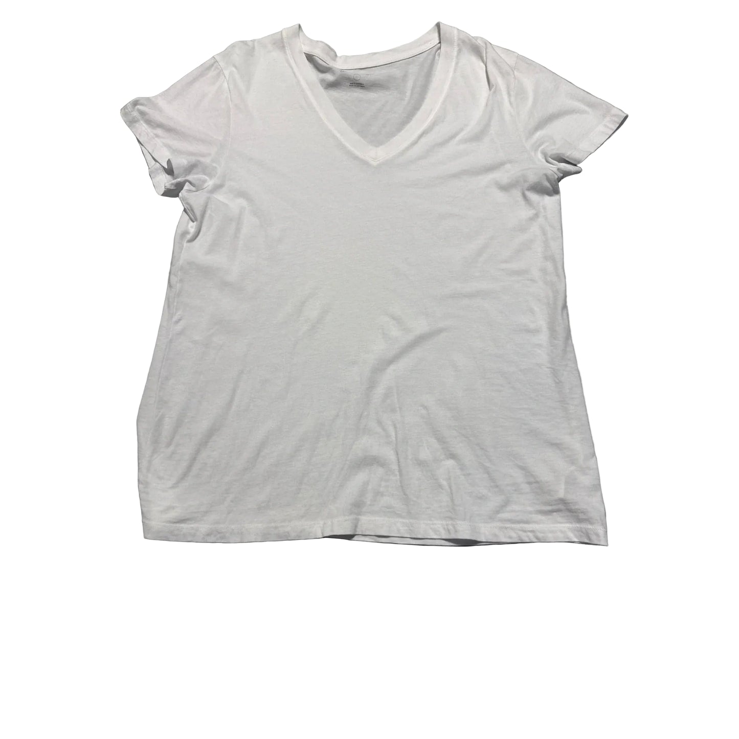 Top Short Sleeve Basic By Universal Thread In White, Size: L