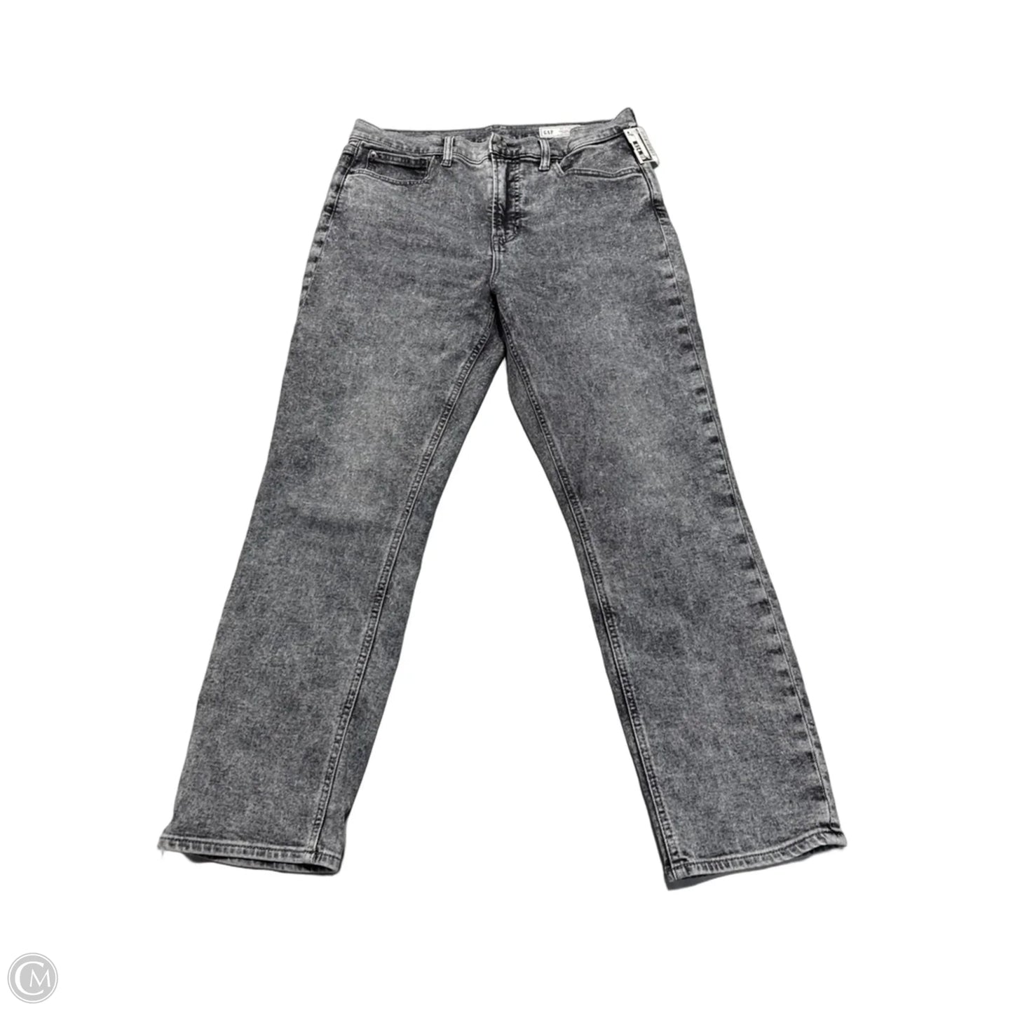 Jeans Straight By Gap In Grey, Size: 12